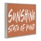 Stupell Industries Summery Sunshine State Of Mind Framed Giclee, design by Lettered and Lined